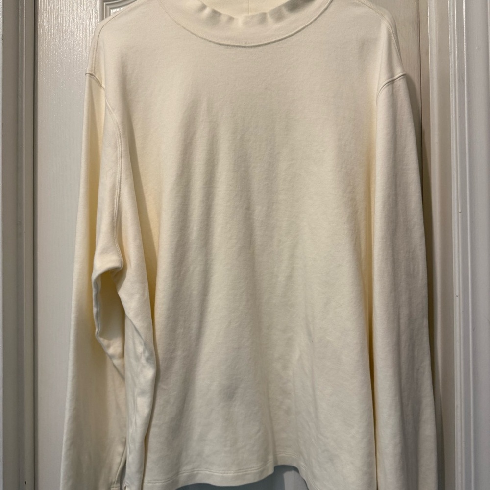 Westbound Cream Women’s Mock Turtleneck